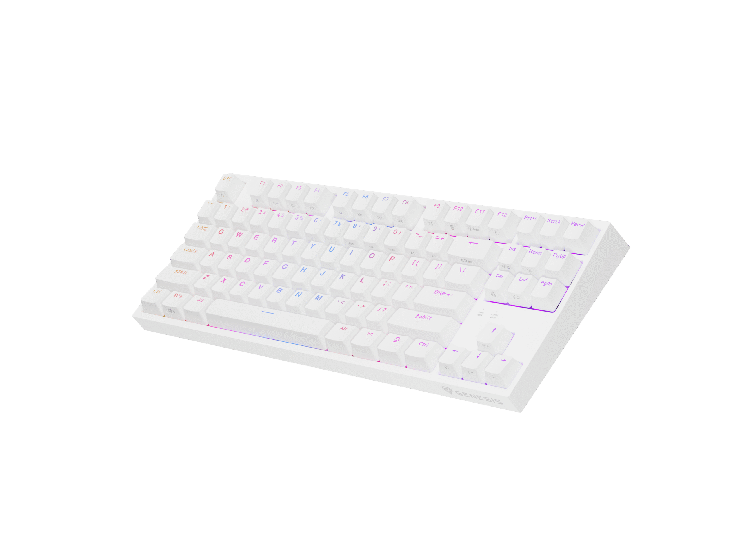 Genesis | Mechanical Gaming Keyboard | THOR 404 TKL RGB | Mechanical Gaming Keyboard | Wired | US | USB Type-A | 1005 g | Gateron Yellow Pro - Image 10
