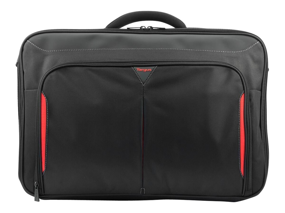 Targus | CN418EU | Clamshell Laptop Bag | Briefcase | Black/Red | 17-18 " | Shoulder strap - Image 4