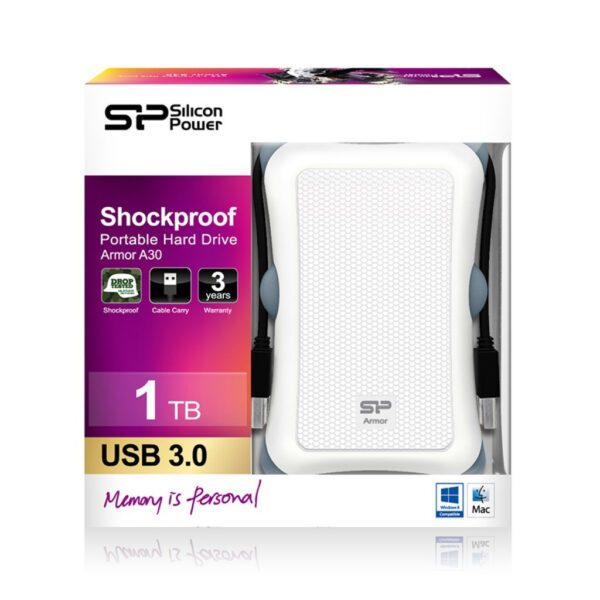 Armor A30 1TB | 1000 GB | 2.5 " | USB 3.1 | White - Image 6
