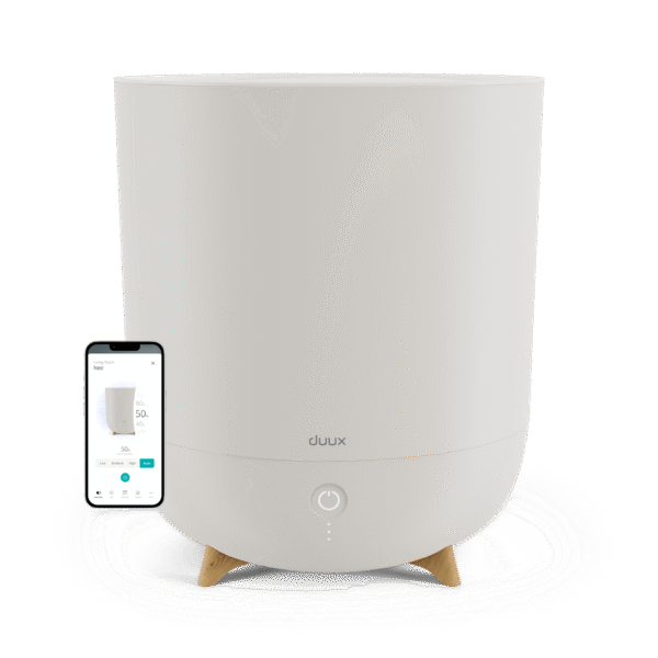 Duux | Smart Humidifier | Neo | Water tank capacity 5 L | Suitable for rooms up to 50 m² | Ultrasonic | Humidification capacity 500 ml/hr | Greige