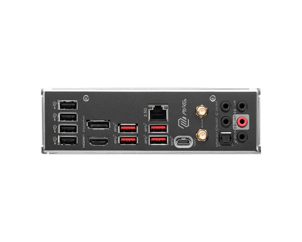 MSI | MAG B760 TOMAHAWK WIFI | Processor family Intel | Processor socket LGA1700 | DDR5 | Supported hard disk drive interfaces SATA, M.2 | Number of SATA connectors 4 - Image 5