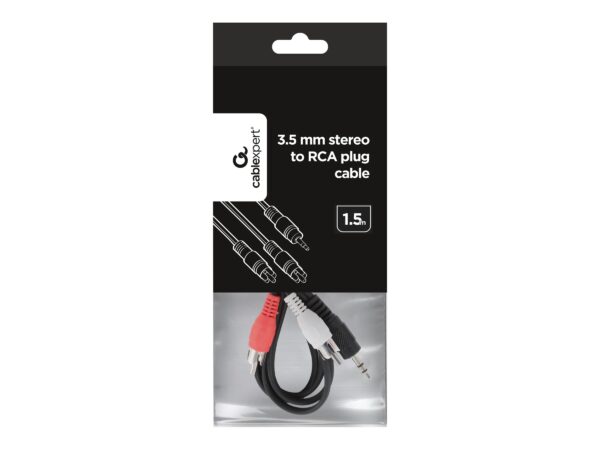 Cablexpert | 1.5m, 3.5mm/2xRCA, M/M | 3.5mm | 2 x RCA - Image 6