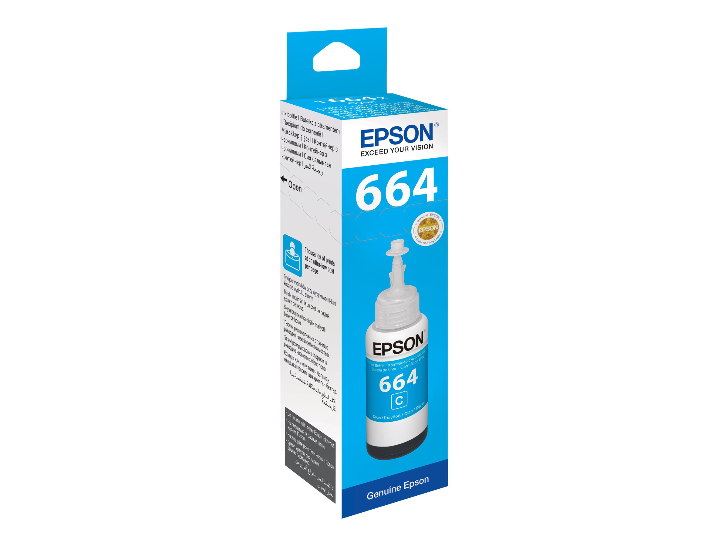 Epson T6642 Ink bottle 70ml | Ink Cartridge | Cyan - Image 3