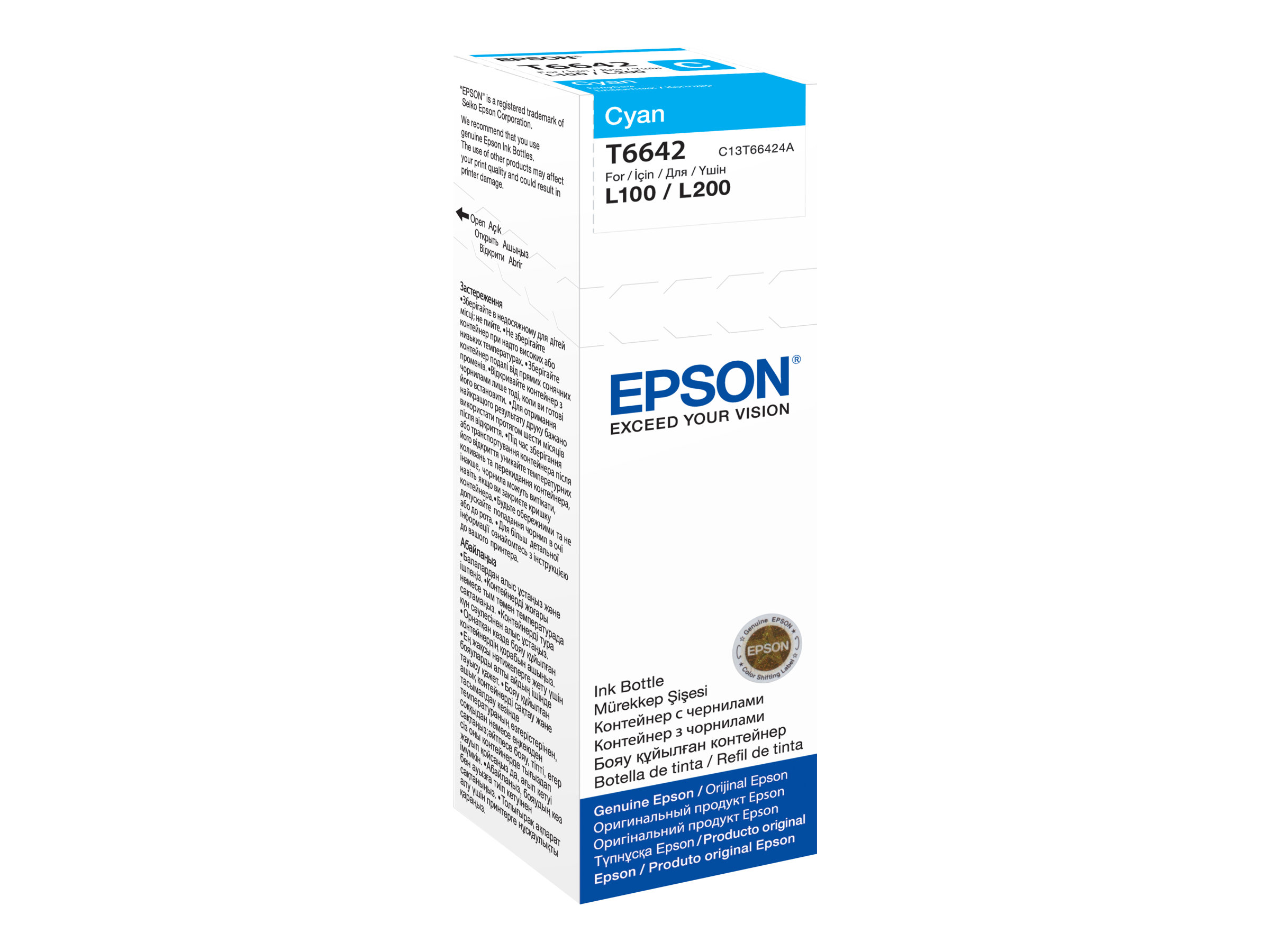 Epson T6642 Ink bottle 70ml | Ink Cartridge | Cyan - Image 6