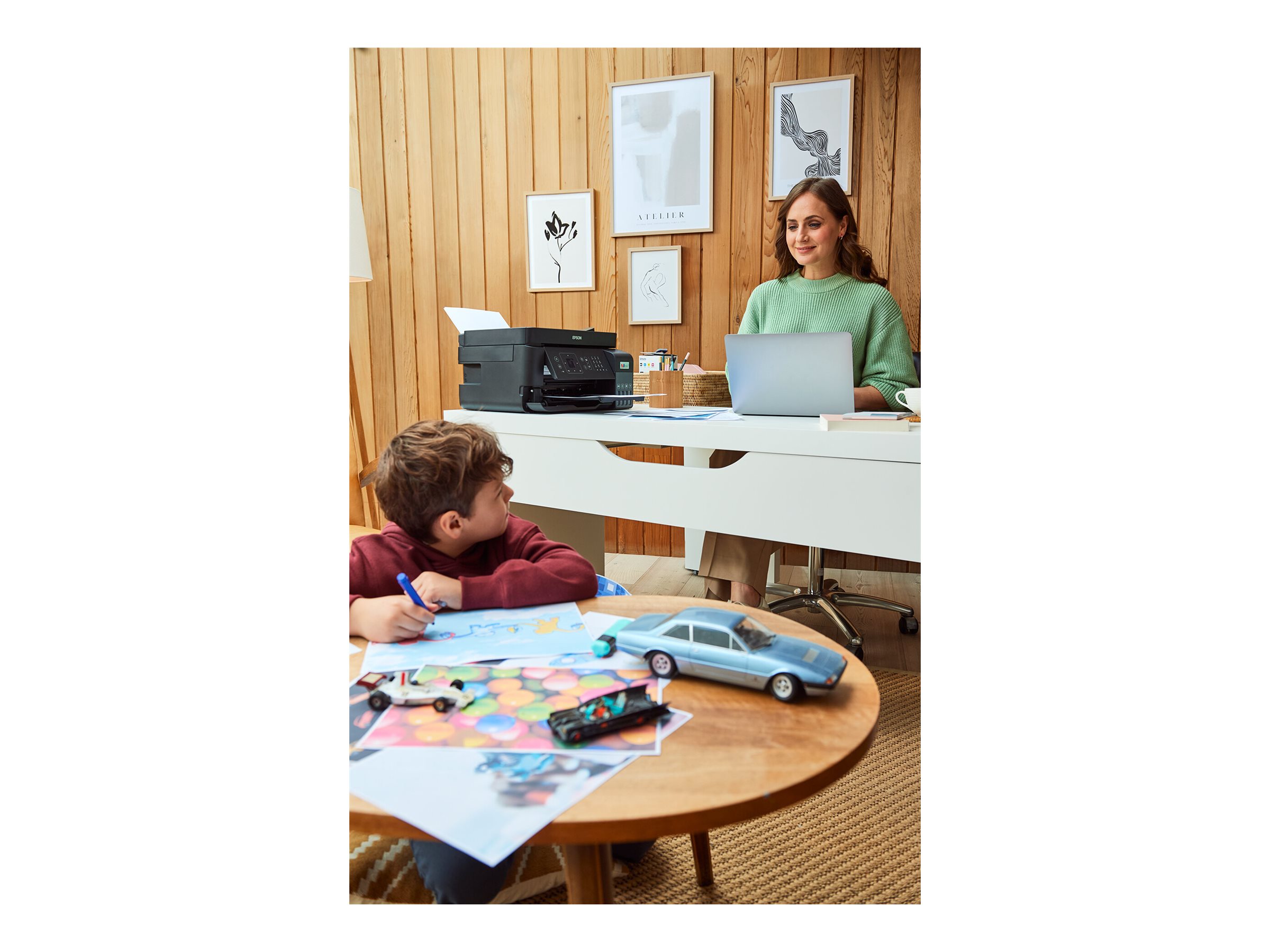 Epson Multifunctional printer | EcoTank L5590 | Inkjet | Colour | Inkjet Multifunctional Printer | A4 | Wi-Fi | Black - Image 25