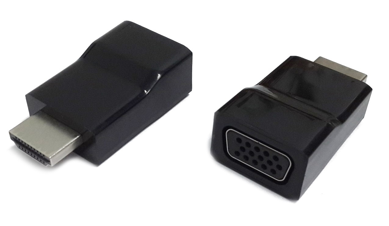 Gembird | HDMI to VGA adapter, single port | Black | HDMI | VGA - Image 2