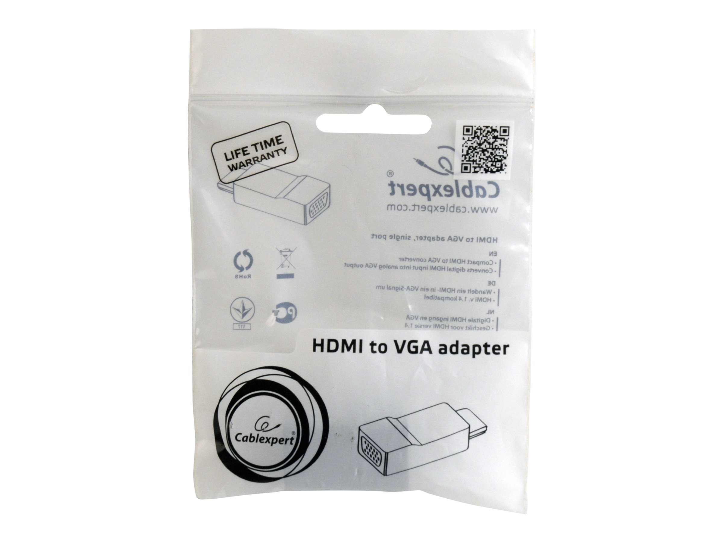 Gembird | HDMI to VGA adapter, single port | Black | HDMI | VGA - Image 6