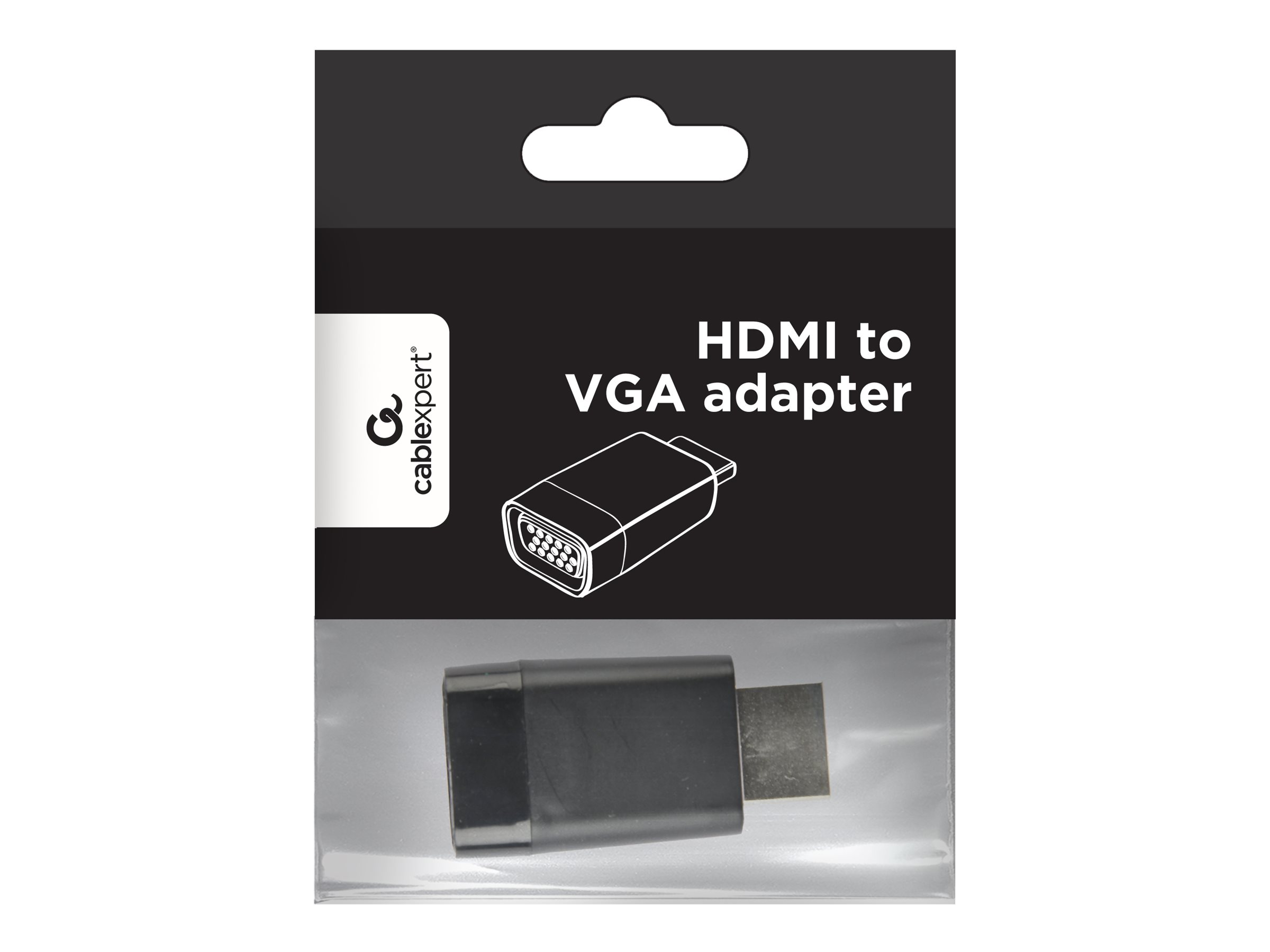 Gembird | HDMI to VGA adapter, single port | Black | HDMI | VGA - Image 7