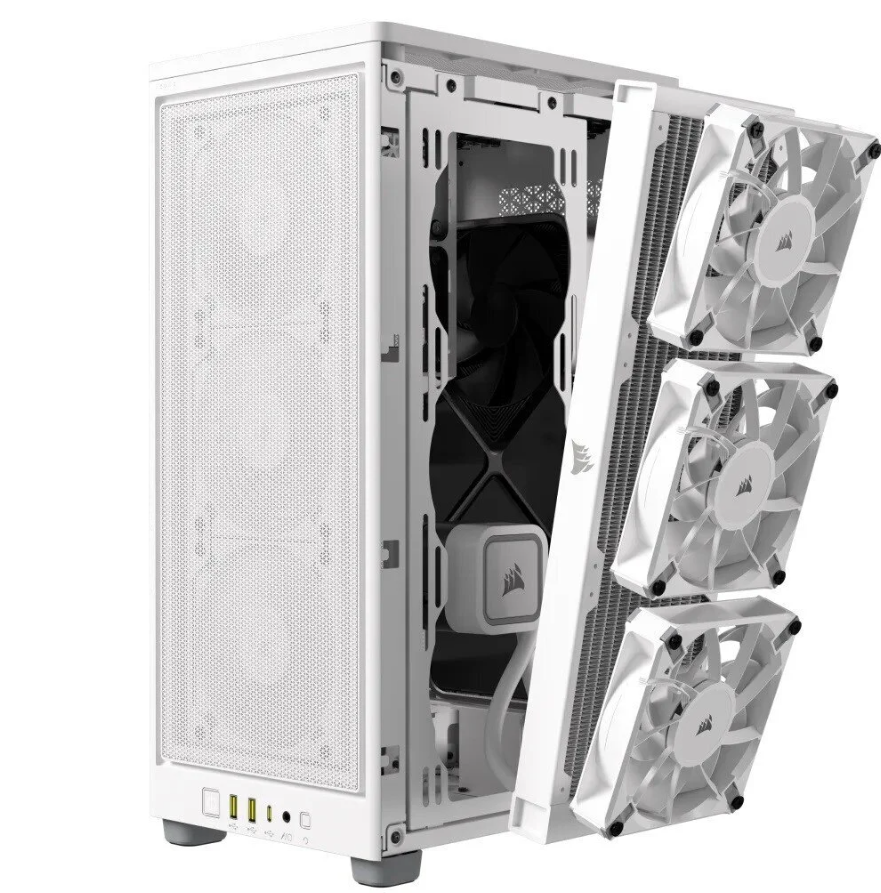 Corsair | AIRFLOW PC Case | 2000D | White | Mini-ITX | Power supply included No | SFX - Image 3