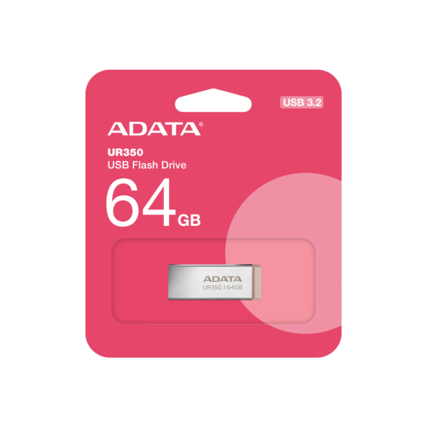 ADATA | USB Flash Drive | UR350 | 64 GB | USB 3.2 Gen1 | Brown - Image 4