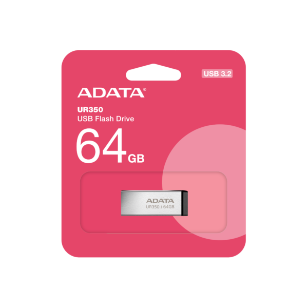 ADATA | USB Flash Drive | UR350 | 64 GB | USB 3.2 Gen1 | Black - Image 5