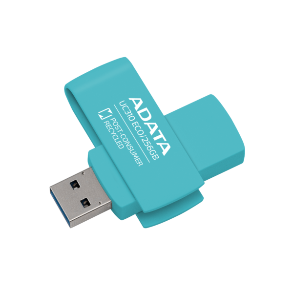 ADATA | USB Flash Drive | UC310 ECO | 256 GB | USB 3.2 Gen1 | Green - Image 2