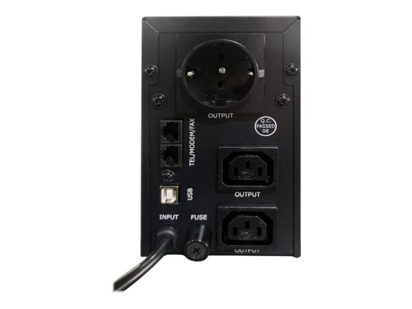 EnerGenie | UPS with USB and LCD display, Black | 850 VA | 220 V - Image 8