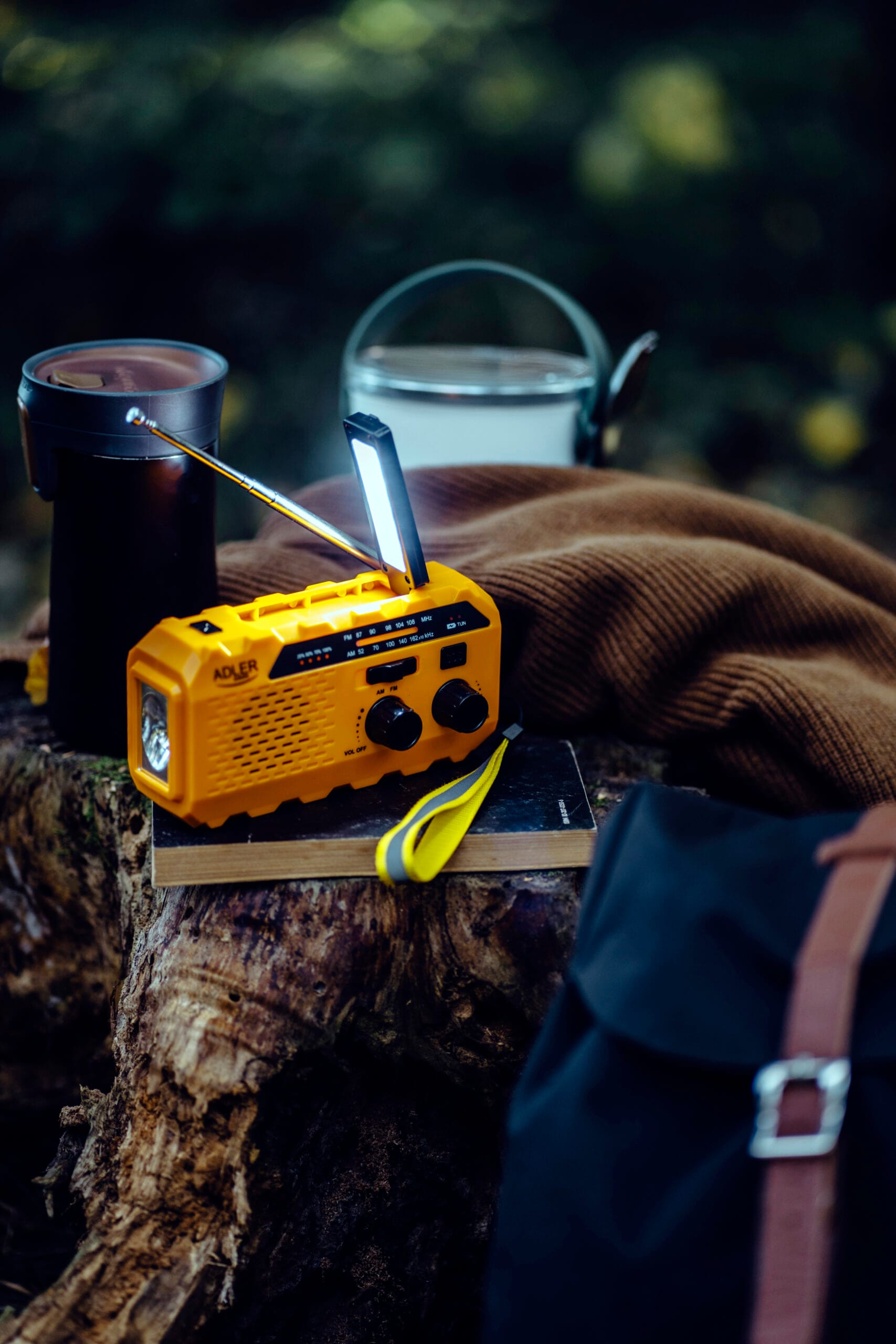Adler | Portable radio with flashlight | AD 1197 | Alarm function - Image 9