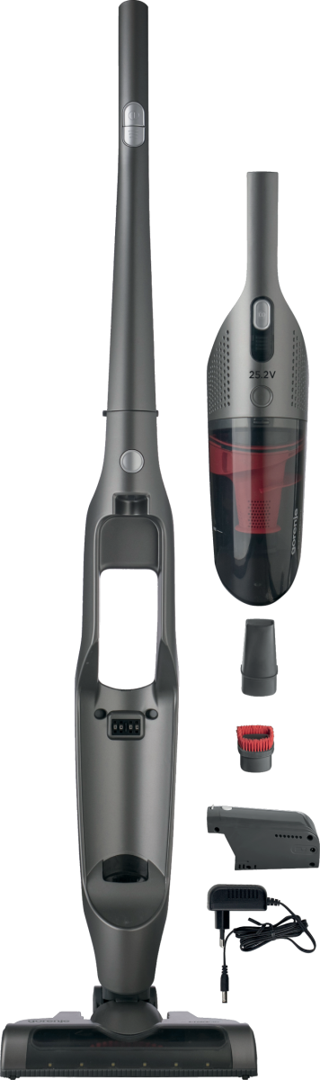Gorenje | Vacuum Cleaner | SVC252GFA | Cordless operating | Handstick | 140 W | 25.2 V | Operating time (max) 70 min | Anthracite - Image 5