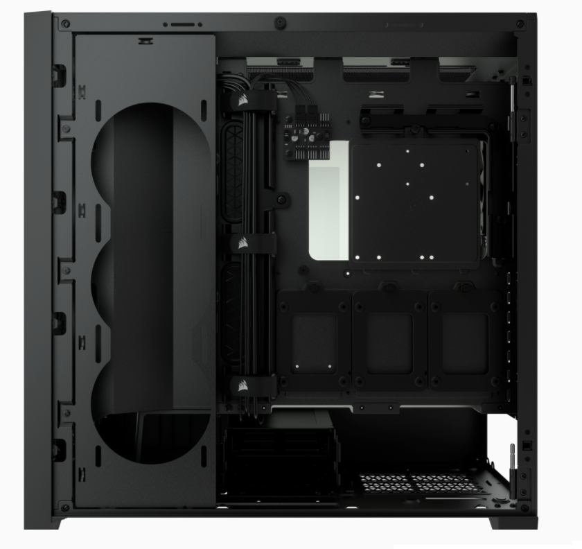 Corsair | Computer Case | iCUE 5000D | Side window | Black | ATX | Power supply included No | ATX - Image 4