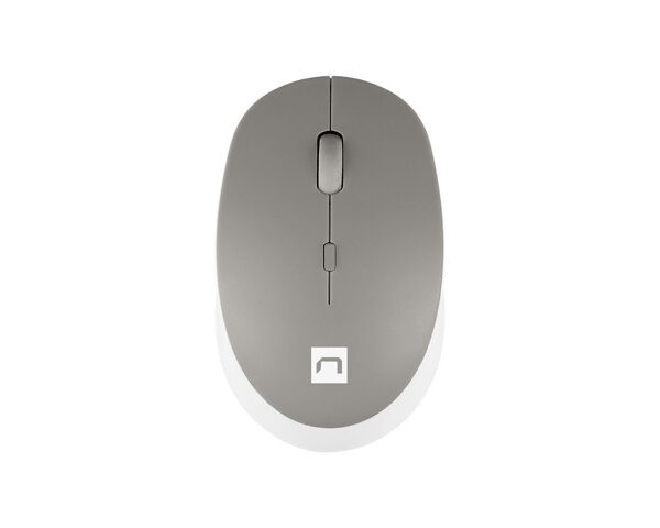 Natec | Mouse | Harrier 2 | Wireless | Bluetooth | White/Grey