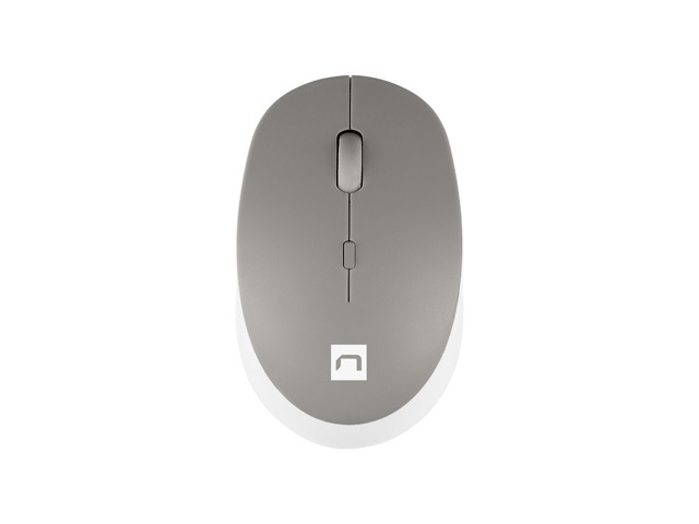 Natec | Mouse | Harrier 2 | Wireless | Bluetooth | White/Grey