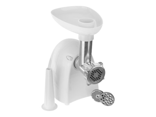 Meat mincer | Camry | CR 4802 | White | 600-1500 W | Number of speeds 1 | Middle size sieve, mince sieve, poppy sieve, plunger, sausage filler, vegatable attachment. - Image 3