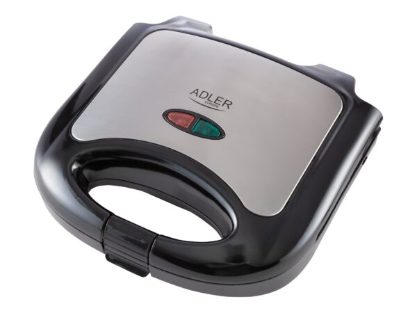 Adler | Sandwich maker | AD 3015 | 750  W | Number of plates 1 | Number of pastry 2 | Black - Image 2