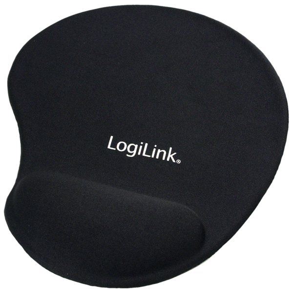 Mousepad with Gel Wrist Rest Support, | Logilink | ID0027 | Black