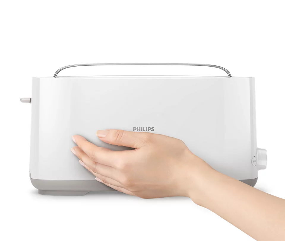 Philips | Toaster | HD2590/00 Daily Collection | Power 870-1030 W | Number of slots 2 | Housing material Plastic | White - Image 7