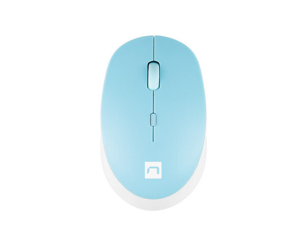 Natec | Mouse | Harrier 2 | Wireless | Bluetooth | White/Blue
