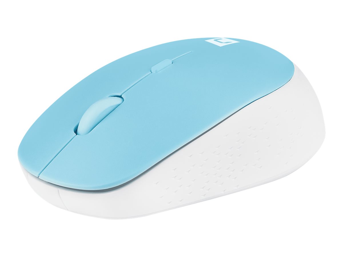 Natec | Mouse | Harrier 2 | Wireless | Bluetooth | White/Blue - Image 2
