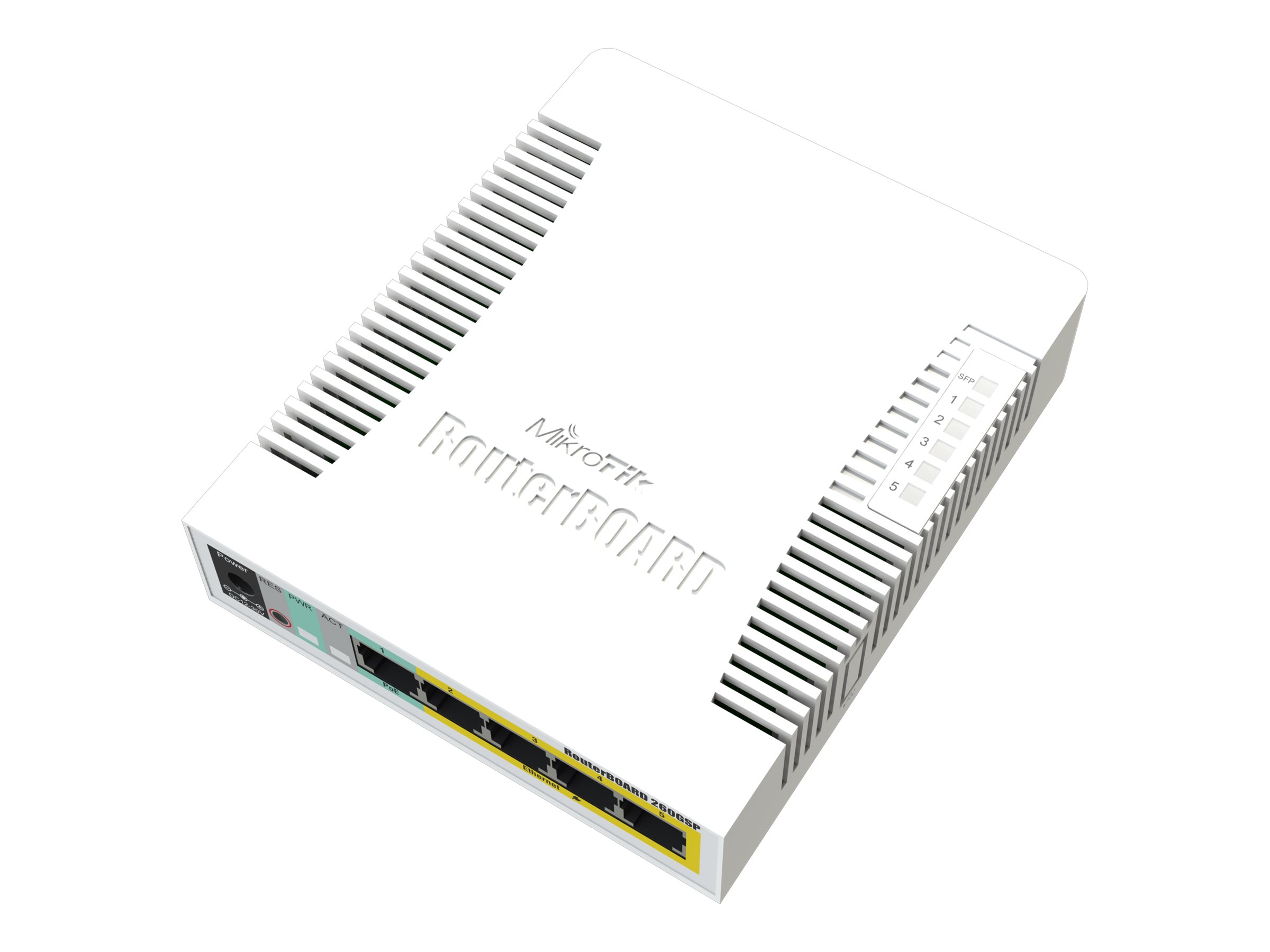 Cloud Router Switch | RB260GSP | 1000 Mbit/s | Ethernet LAN (RJ-45) ports 5 | 12 month(s) - Image 3