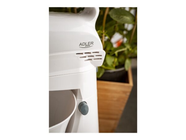 Adler | Mixer | AD 4202 | Mixer with bowl | 300 W | Number of speeds 5 | Turbo mode | White - Image 13