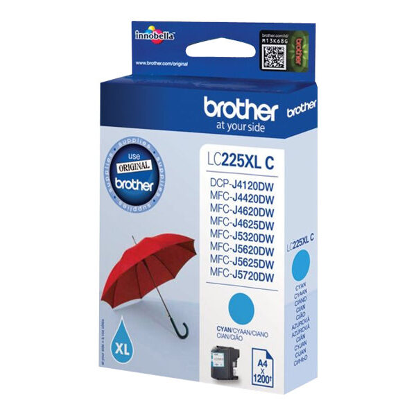 Brother LC-225XLC | Ink Cartridge | Cyan