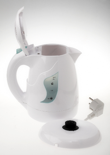 Adler | Kettle | AD 08 | Standard | 850 W | 1 L | Plastic | 360° rotational base | White - Image 10