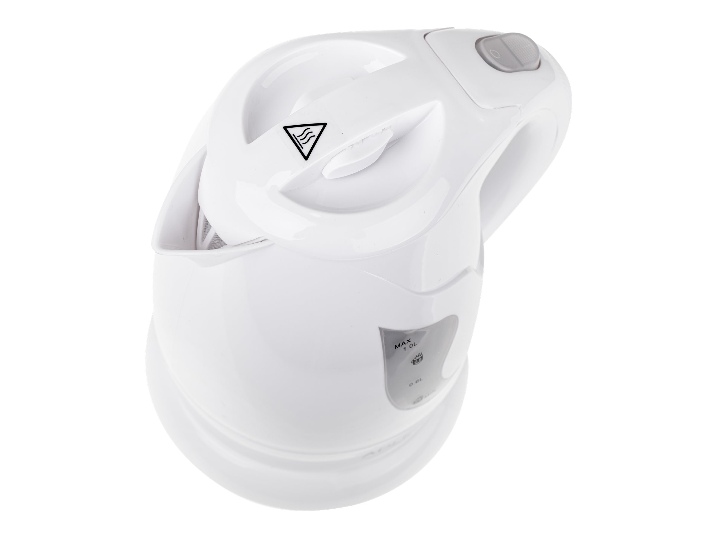 Adler | Kettle | AD 08 | Standard | 850 W | 1 L | Plastic | 360° rotational base | White - Image 3