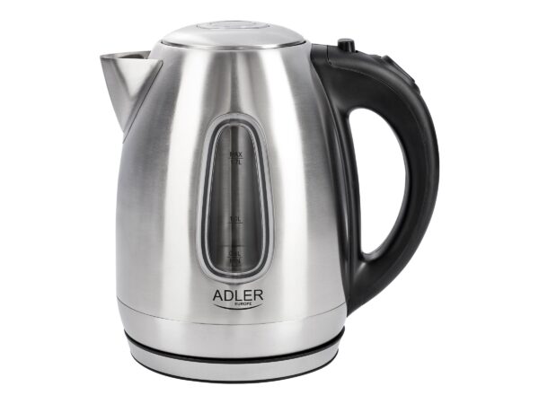Adler | Kettle | AD 1223 | Standard | 2200 W | 1.7 L | Stainless steel | 360° rotational base | Stainless steel