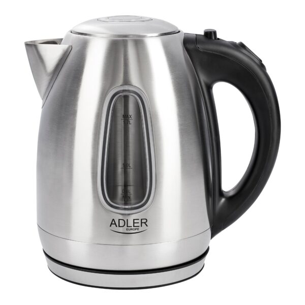 Adler | Kettle | AD 1223 | Standard | 2200 W | 1.7 L | Stainless steel | 360° rotational base | Stainless steel