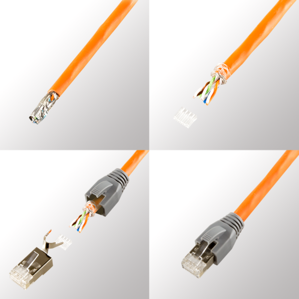 Logilink Modular Plug RJ45 for Cat.7,Cat.6A, Cat.6 cable, 50pcs | Logilink | Adapter - Image 4