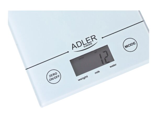 Adler | AD 3138 w | Maximum weight (capacity) 5 kg | White - Image 4