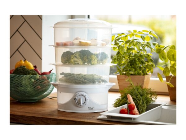Adler | White | 800 W W | Number of baskets 3 - Image 5