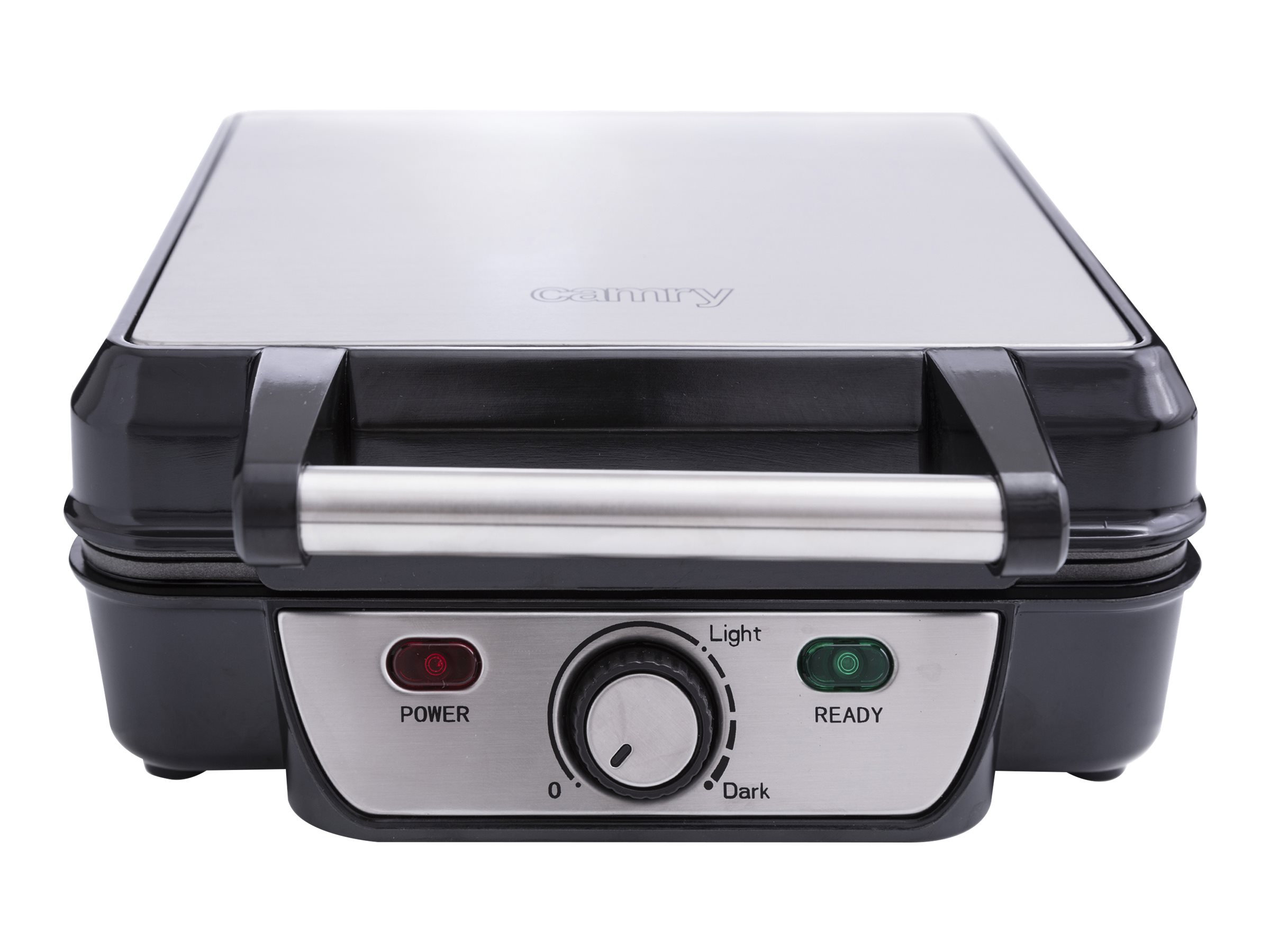 Camry | Waffle maker | CR 3025 | 1150 W | Number of pastry 4 | Belgium | Black/Stainless steel - Image 2