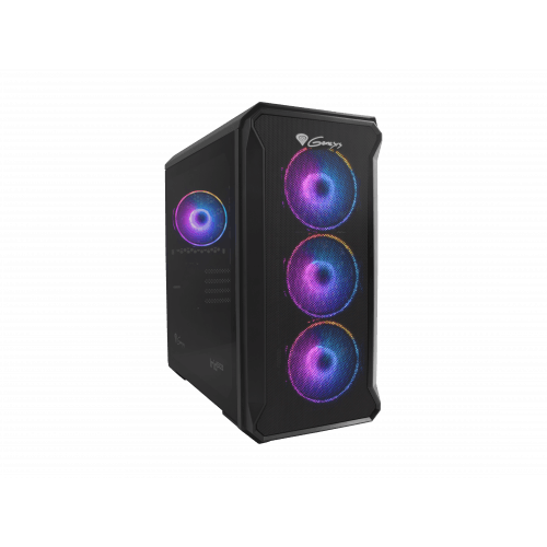 GENESIS IRID 503 ARGB Pc case, Micro tower, 2xUSB 2.0, 2x Jack, 1xUSB 3.0, Black | Genesis | IRID 503 ARGB | Black | ATX | Power supply included No