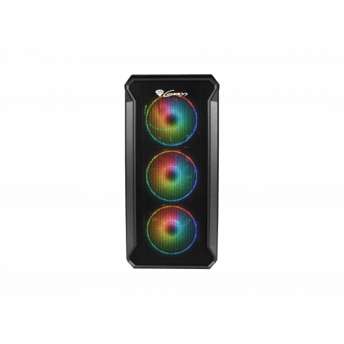 GENESIS IRID 503 ARGB Pc case, Micro tower, 2xUSB 2.0, 2x Jack, 1xUSB 3.0, Black | Genesis | IRID 503 ARGB | Black | ATX | Power supply included No - Image 3