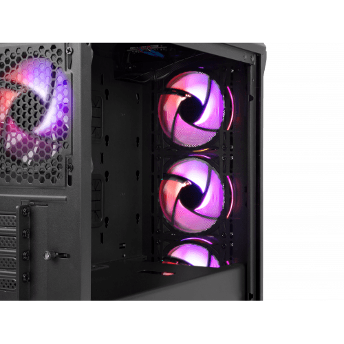 GENESIS IRID 503 ARGB Pc case, Micro tower, 2xUSB 2.0, 2x Jack, 1xUSB 3.0, Black | Genesis | IRID 503 ARGB | Black | ATX | Power supply included No - Image 7