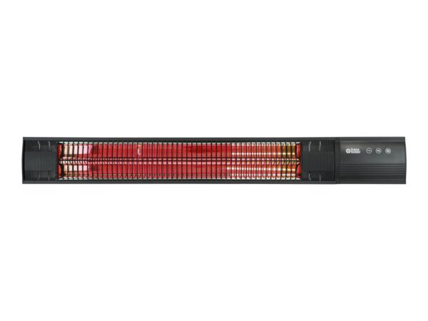 TunaBone | Electric Wall mounted Infrared Patio Heater | TB2580W-01 | Patio heater | 2500 W | Number of power levels 3 | Suitable for rooms up to 25 m² | Black | IP55 - Image 2