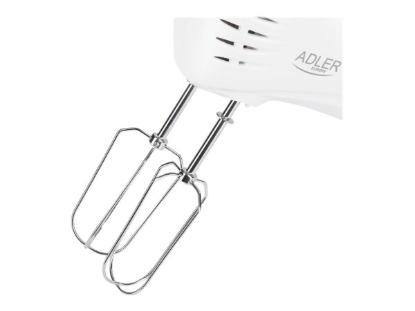 Adler | Mixer | AD 4212 | Hand Mixer | 300 W | Number of speeds 5 | Turbo mode | White - Image 6