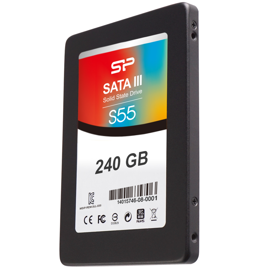 Silicon Power | Slim S55 | 240 GB | Solid-state drive interface SATA | Read speed 550 MB/s | Write speed 450 MB/s - Image 2