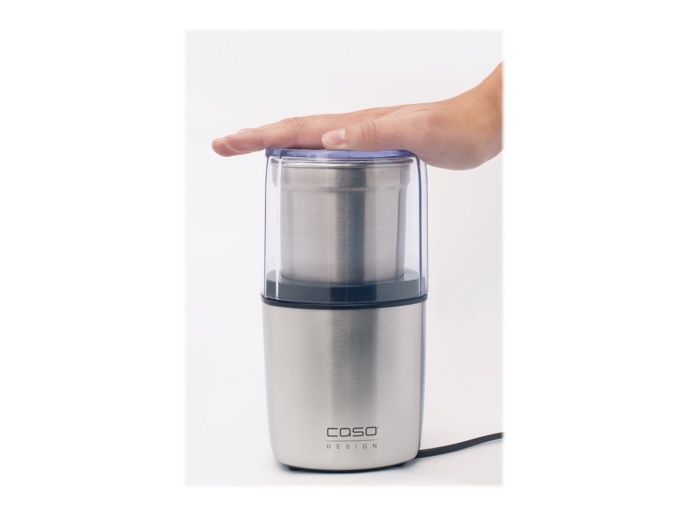 Caso | Electric coffee grinder | 1830 | 200 W W | Lid safety switch | Number of cups 8 pc(s) | Stainless steel - Image 3