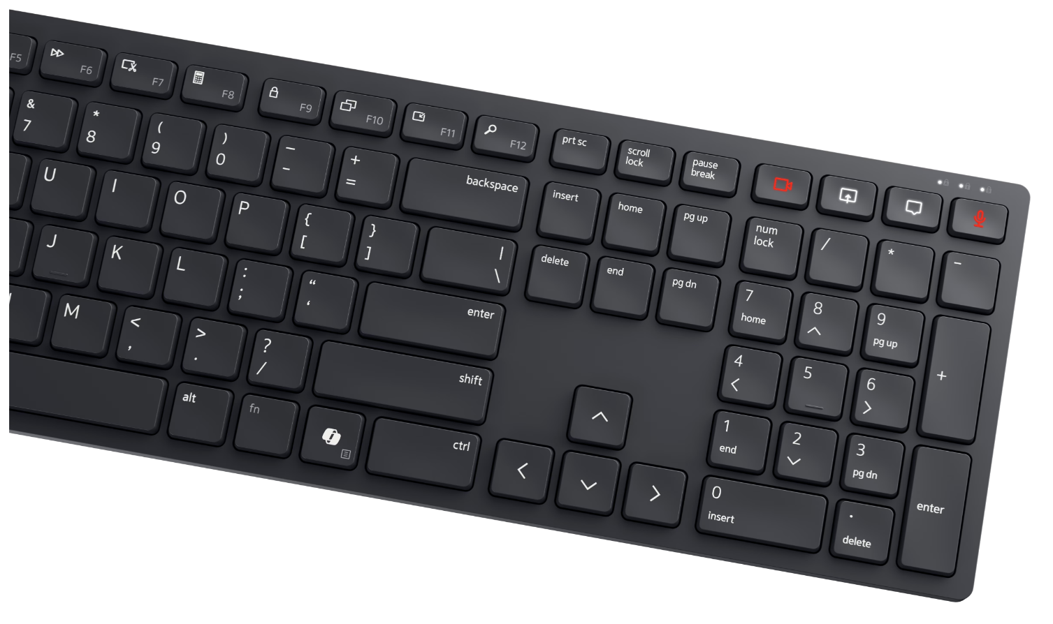Dell | Collaboration Keyboard | KB525C | Keyboard | Wired | Russian | Black | USB-C - Image 2