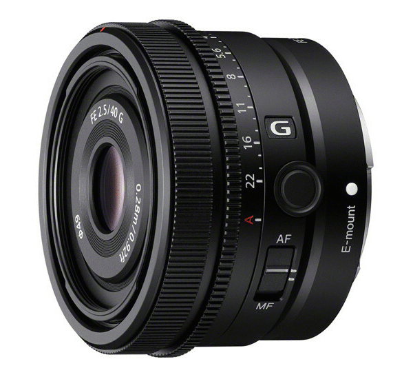 Sony SEL40F25G FE Lens 40mm F2.5 G | Sony | 40mm F2.5 G