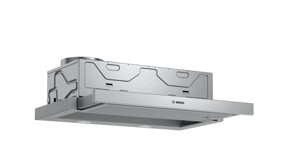 Bosch | Hood Serie 4 | DFM064A53 | Telescopic | Energy efficiency class A | Width 60 cm | 270 m³/h | Push Buttons | LED | Silver