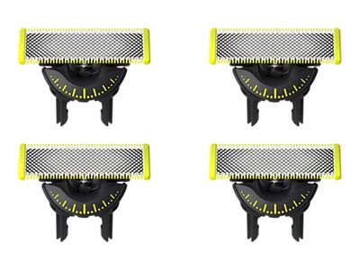 Philips | Replaceable Blade (4 pcs) | OneBlade QP440/50 | Black/Green - Image 2